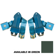 1965-1966 Corvette Seat Belts Bowtie Lift Latch - Green-41600-Corvette-Store-Online