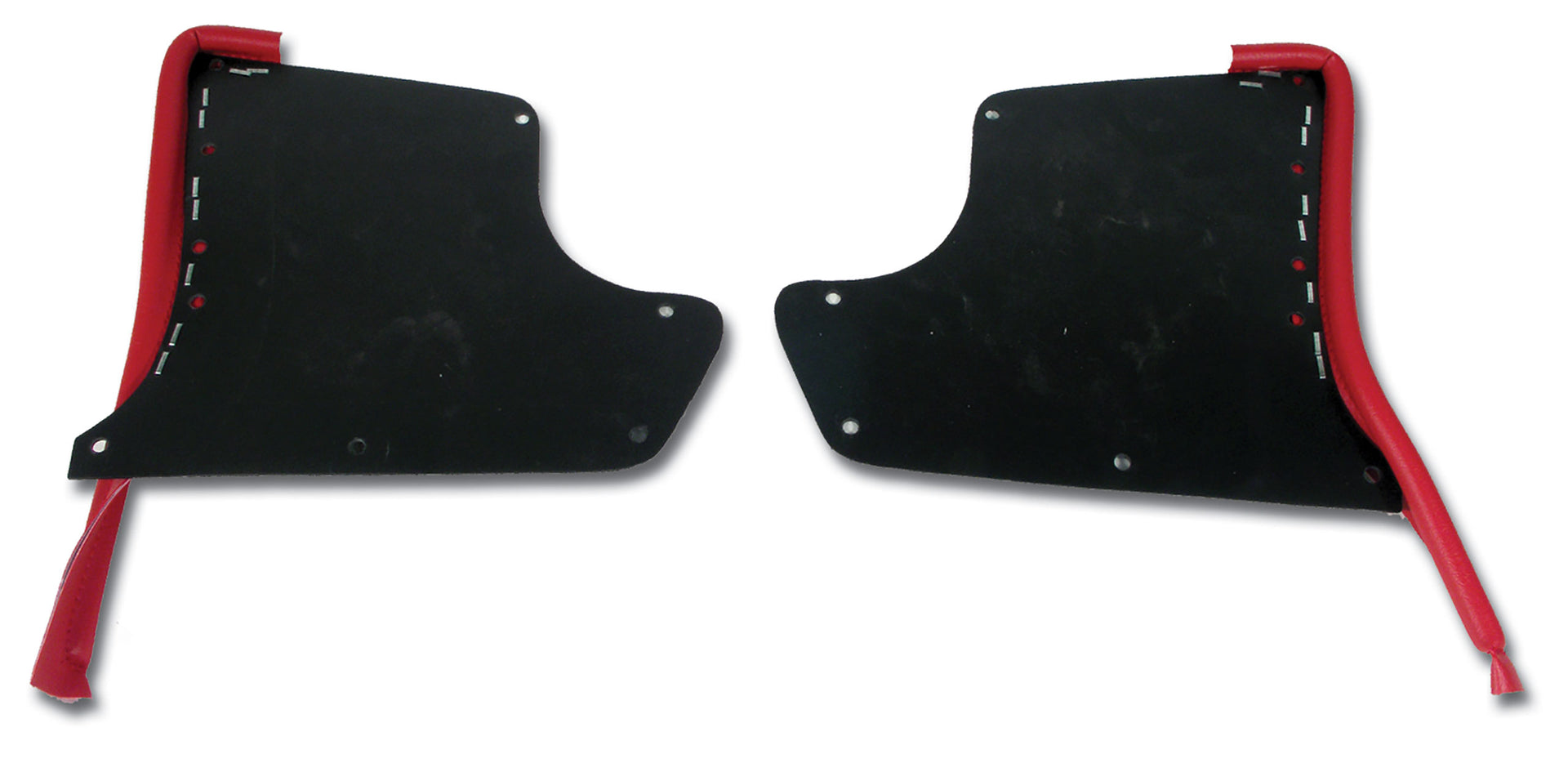 1963-1964 Corvette Kick Panels W/Windlace - Red-416135-Corvette-Store-Online