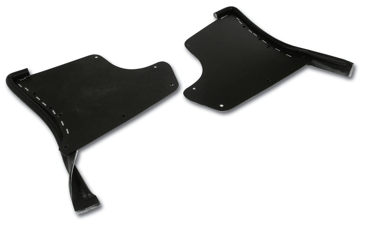 1965-1967 Corvette Kick Panels W/Windlace - Black-416220-Corvette-Store-Online
