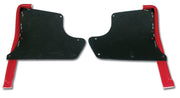 1965-1967 Corvette Kick Panels W/Windlace - Red-416230-Corvette-Store-Online