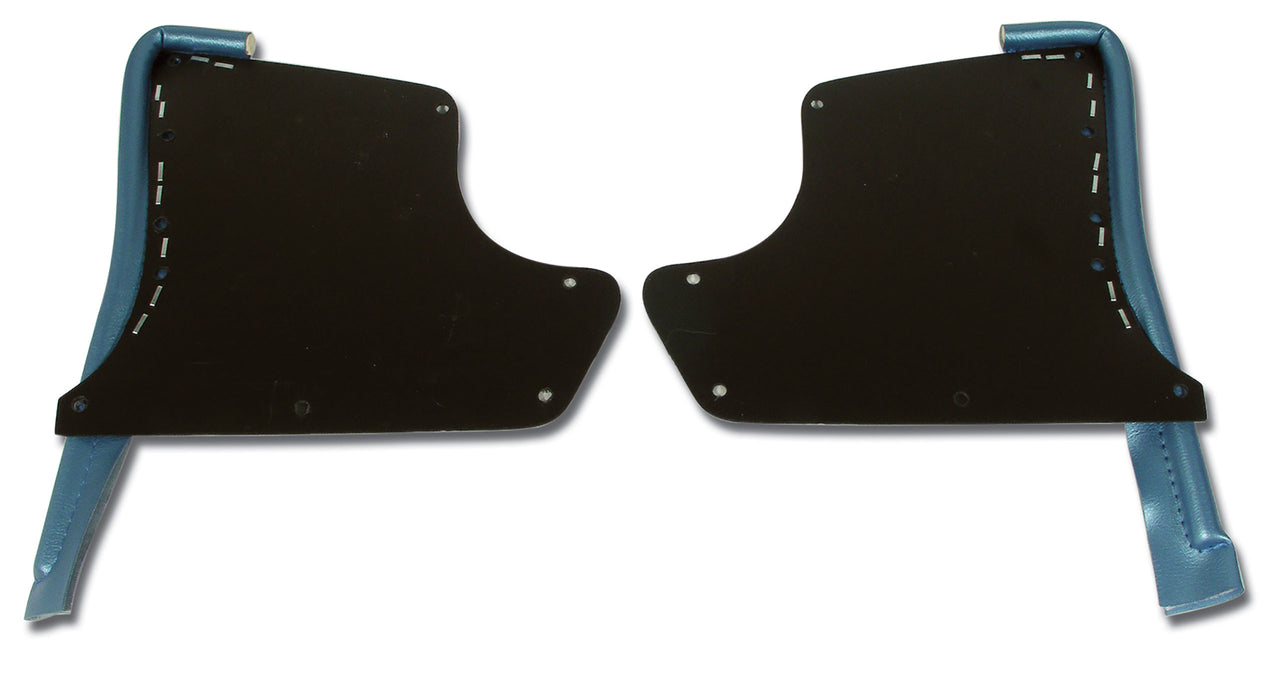 1965-1967 Corvette Kick Panels W/Windlace - Bright Blue-416240-Corvette-Store-Online