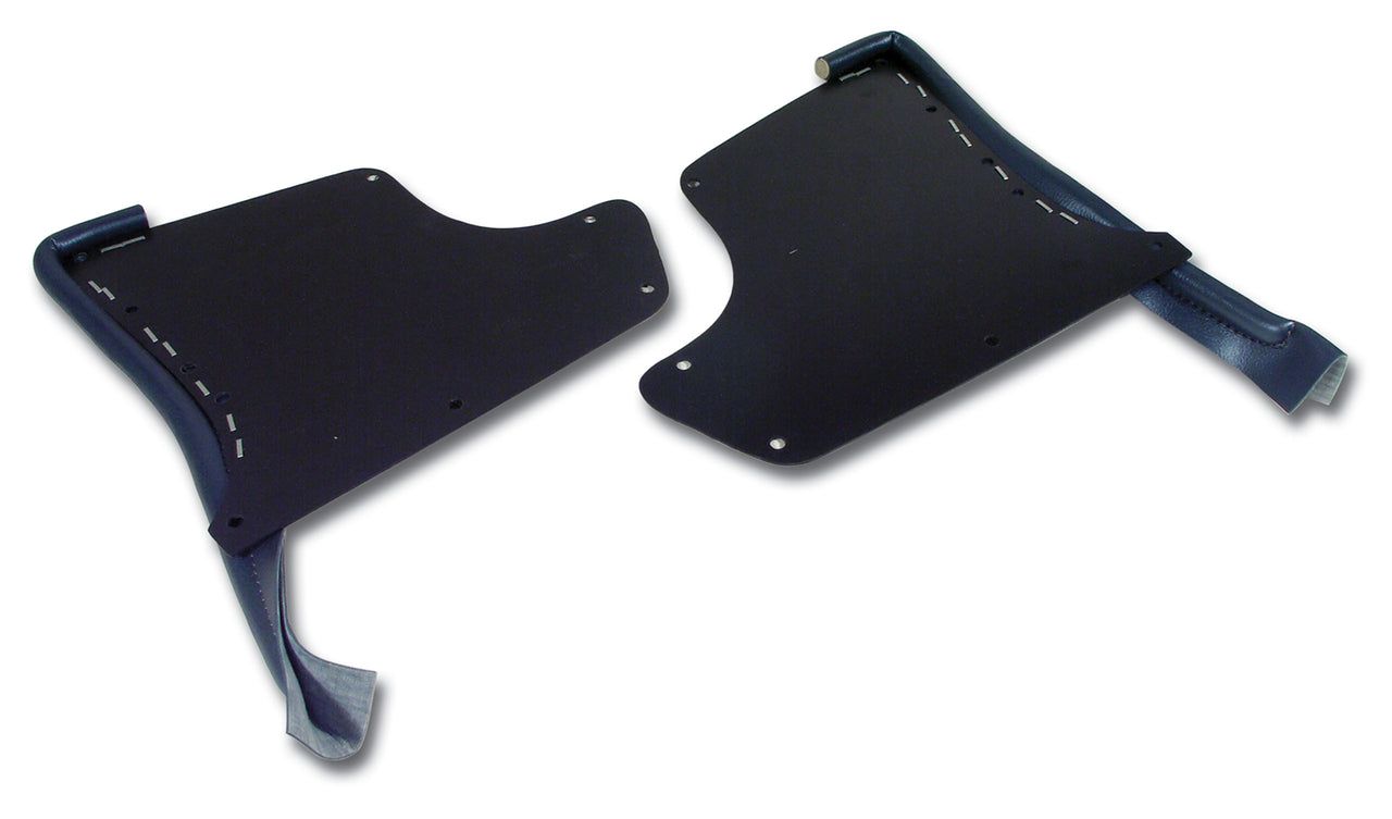1967-1967 Corvette Kick Panels W/Windlace - Teal-416249-Corvette-Store-Online