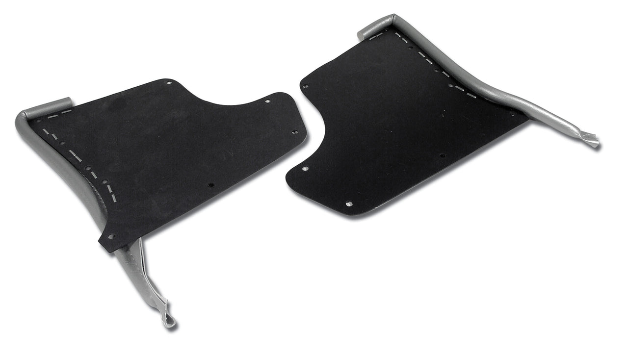 1965-1966 Corvette Kick Panels W/Windlace - Silver-416261-Corvette-Store-Online