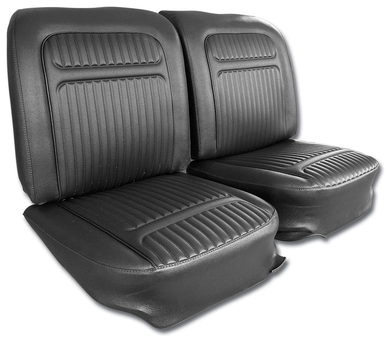 1958-1958 Corvette Vinyl Seat Covers Charcoal-416604-Corvette-Store-Online