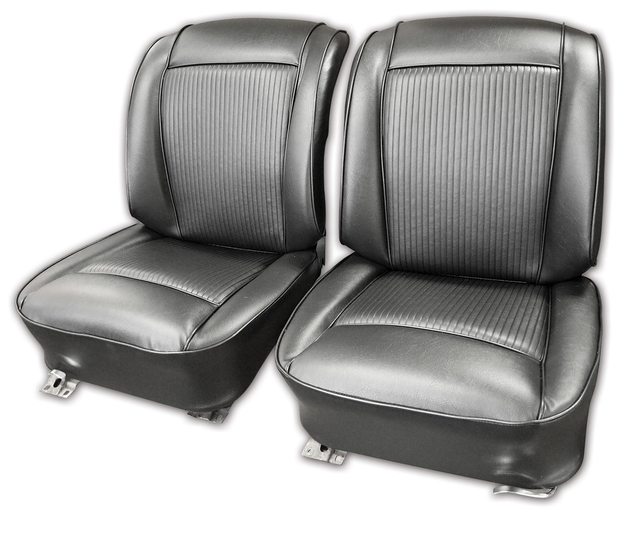 1961-1961 Corvette Vinyl Seat Covers Black-416920-Corvette-Store-Online