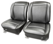 1961-1961 Corvette Vinyl Seat Covers Black-416920-Corvette-Store-Online