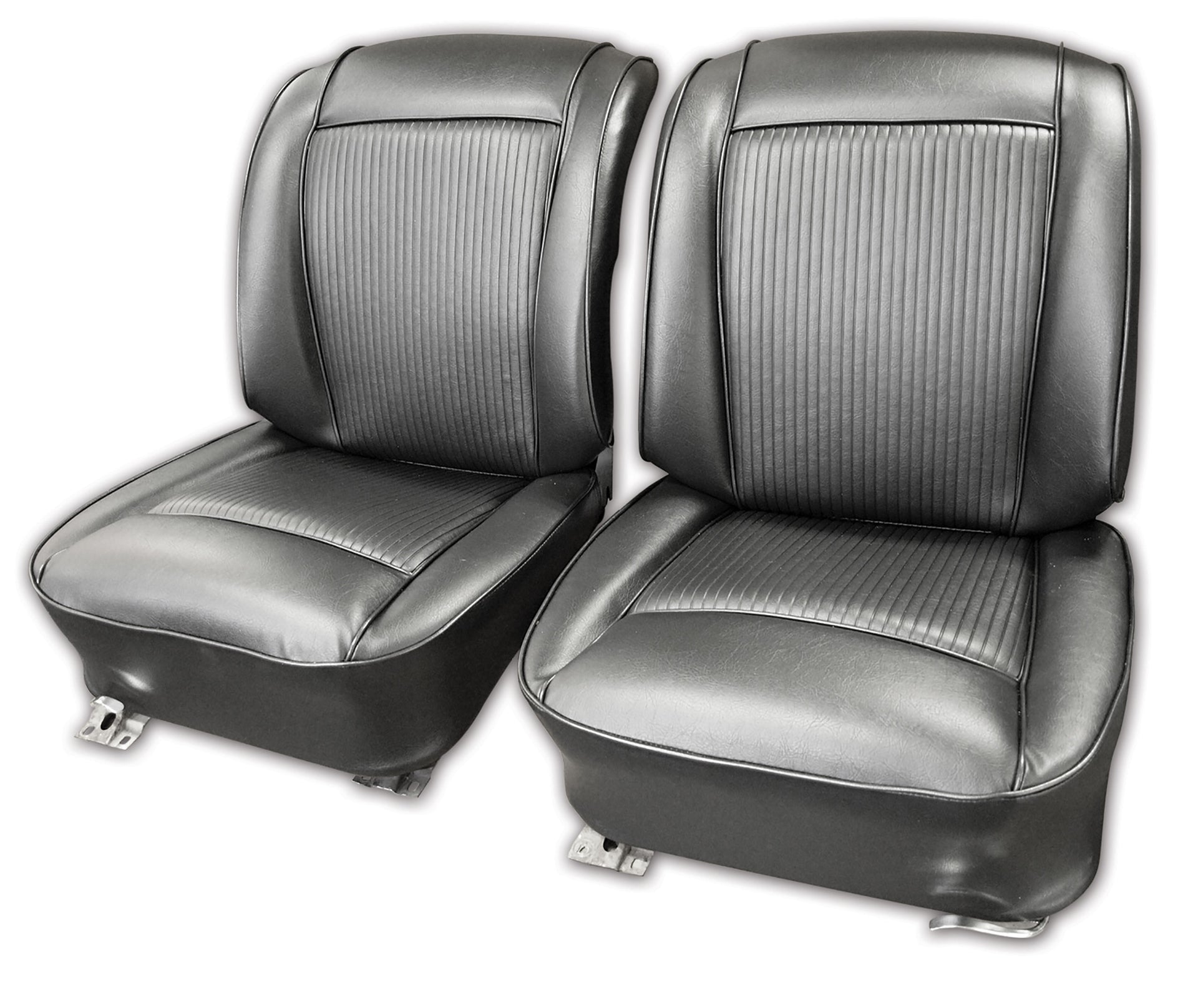 1961-1961 Corvette Vinyl Seat Covers Black-416920-Corvette-Store-Online
