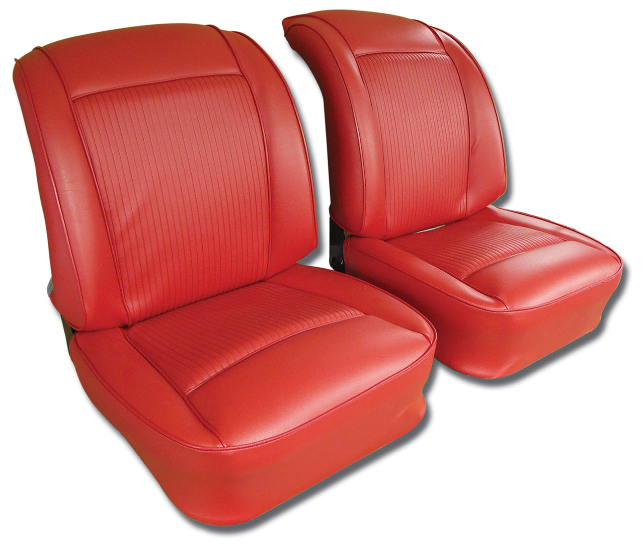 1961-1961 Corvette Vinyl Seat Covers Red-416935-Corvette-Store-Online