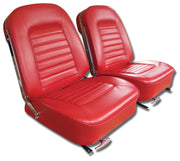 1966-1966 Corvette Vinyl Seat Covers Red-417430-Corvette-Store-Online