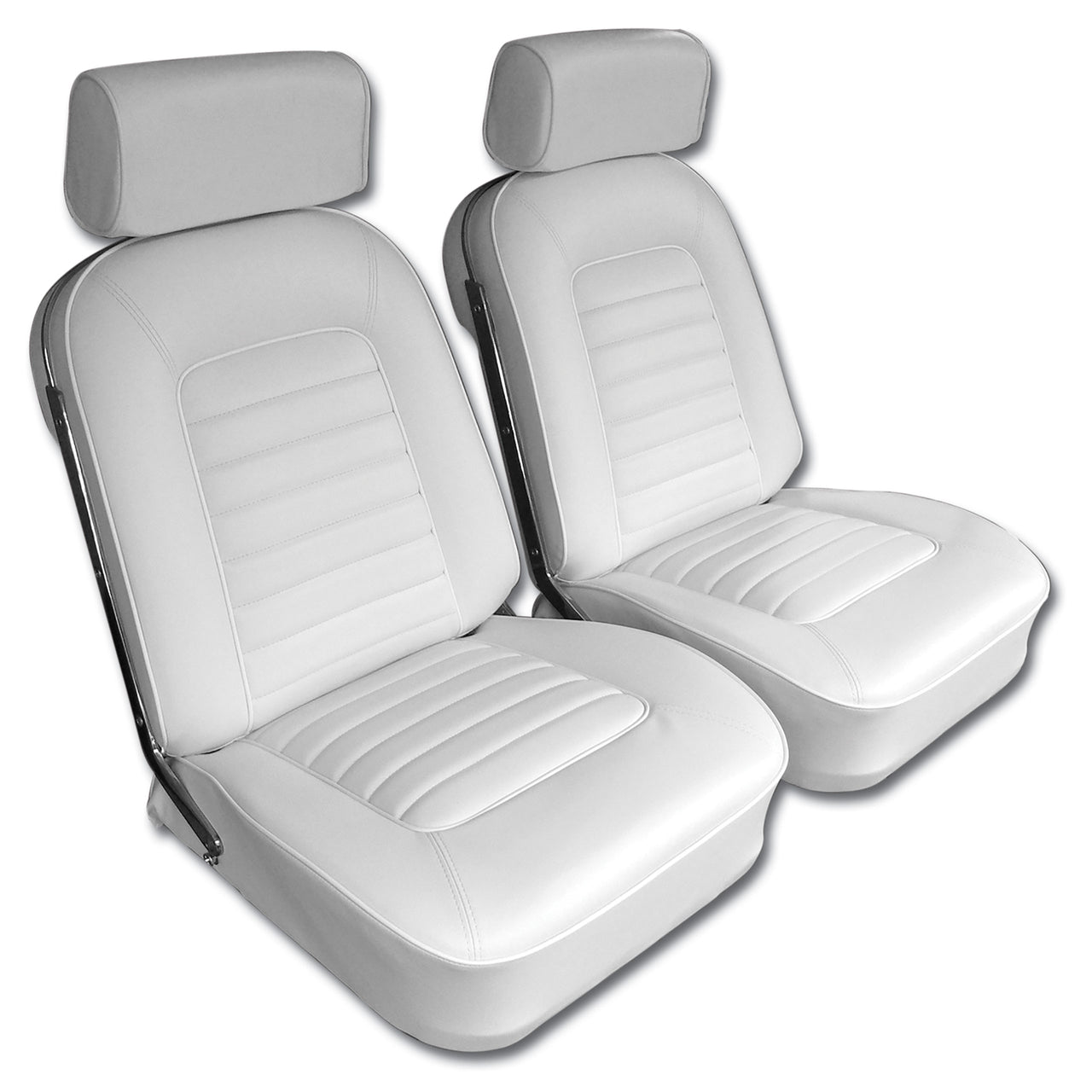 1966-1966 Corvette Vinyl Seat Covers White-417465-Corvette-Store-Online