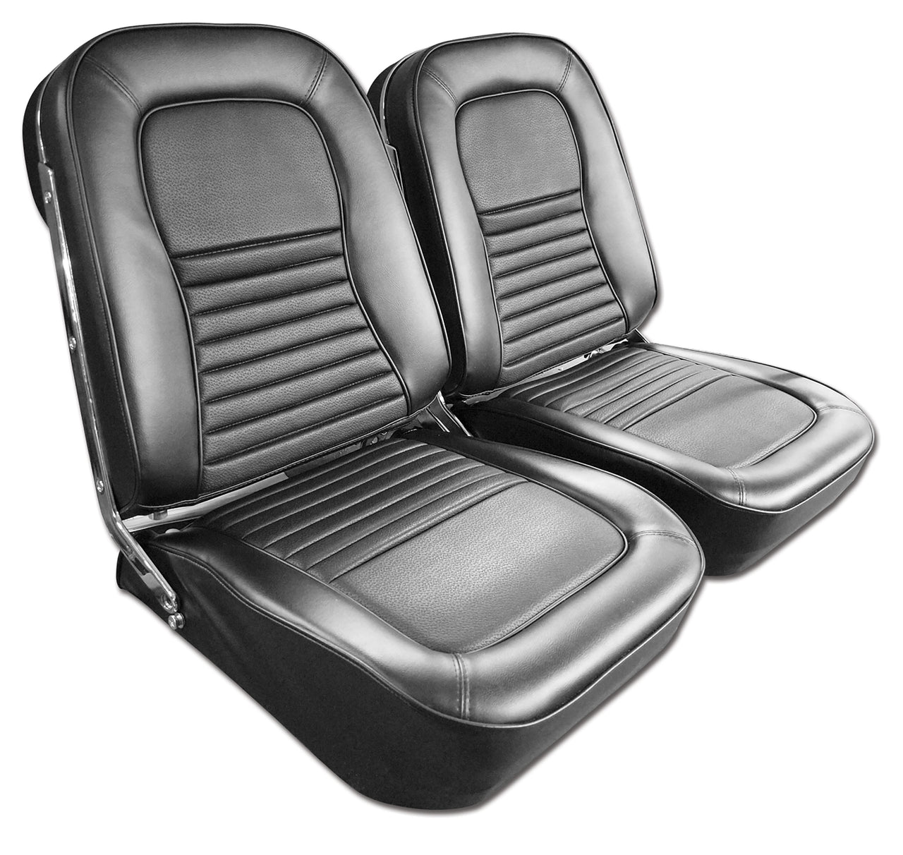 1967-1967 Corvette Vinyl Seat Covers Black-417520-Corvette-Store-Online