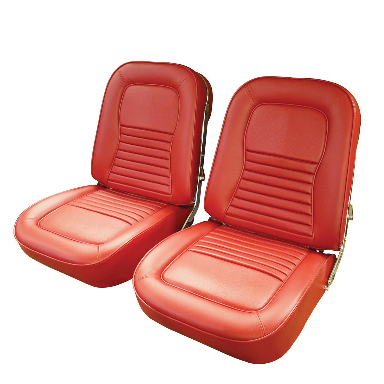 1967-1967 Corvette Vinyl Seat Covers Red-417530-Corvette-Store-Online