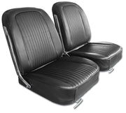 1963-1963 Corvette Leather Seat Covers Black-418320-Corvette-Store-Online