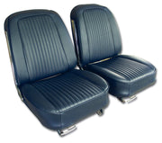 1963-1963 Corvette Leather Seat Covers Dark Blue-418342-Corvette-Store-Online