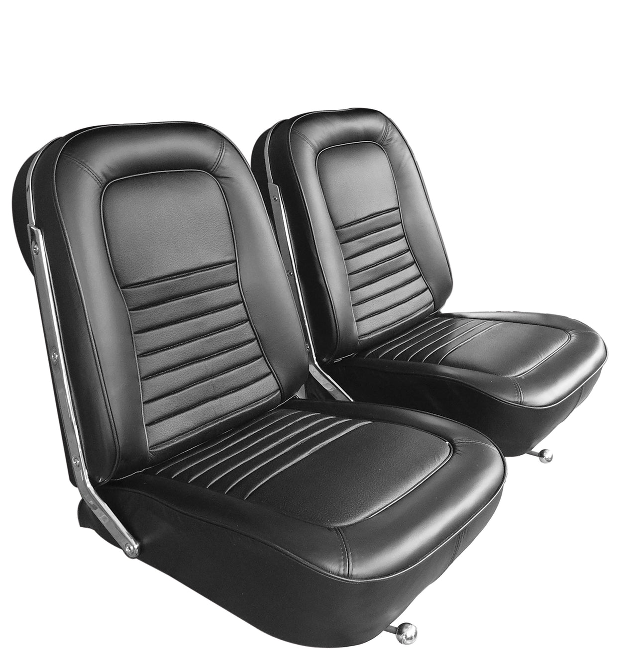 1967-1967 Corvette Leather Seat Covers Black-418720-Corvette-Store-Online