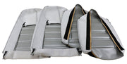 1975-1975 Corvette "Leather-Like" Vinyl Seat Covers Silver-421461-Corvette-Store-Online