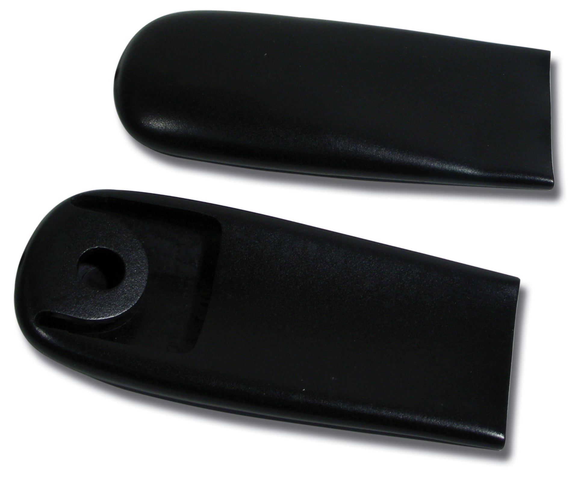 1966-1967 Corvette Shoulder Harness End Covers Black-42344-Corvette-Store-Online