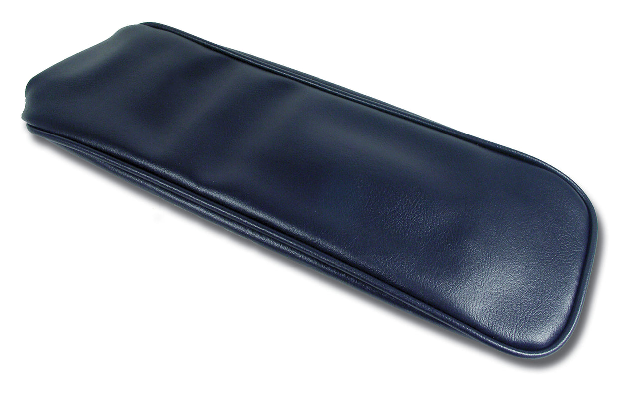 1966-1966 Corvette Center Armrest Cover Dark Blue Vinyl-424144-Corvette-Store-Online