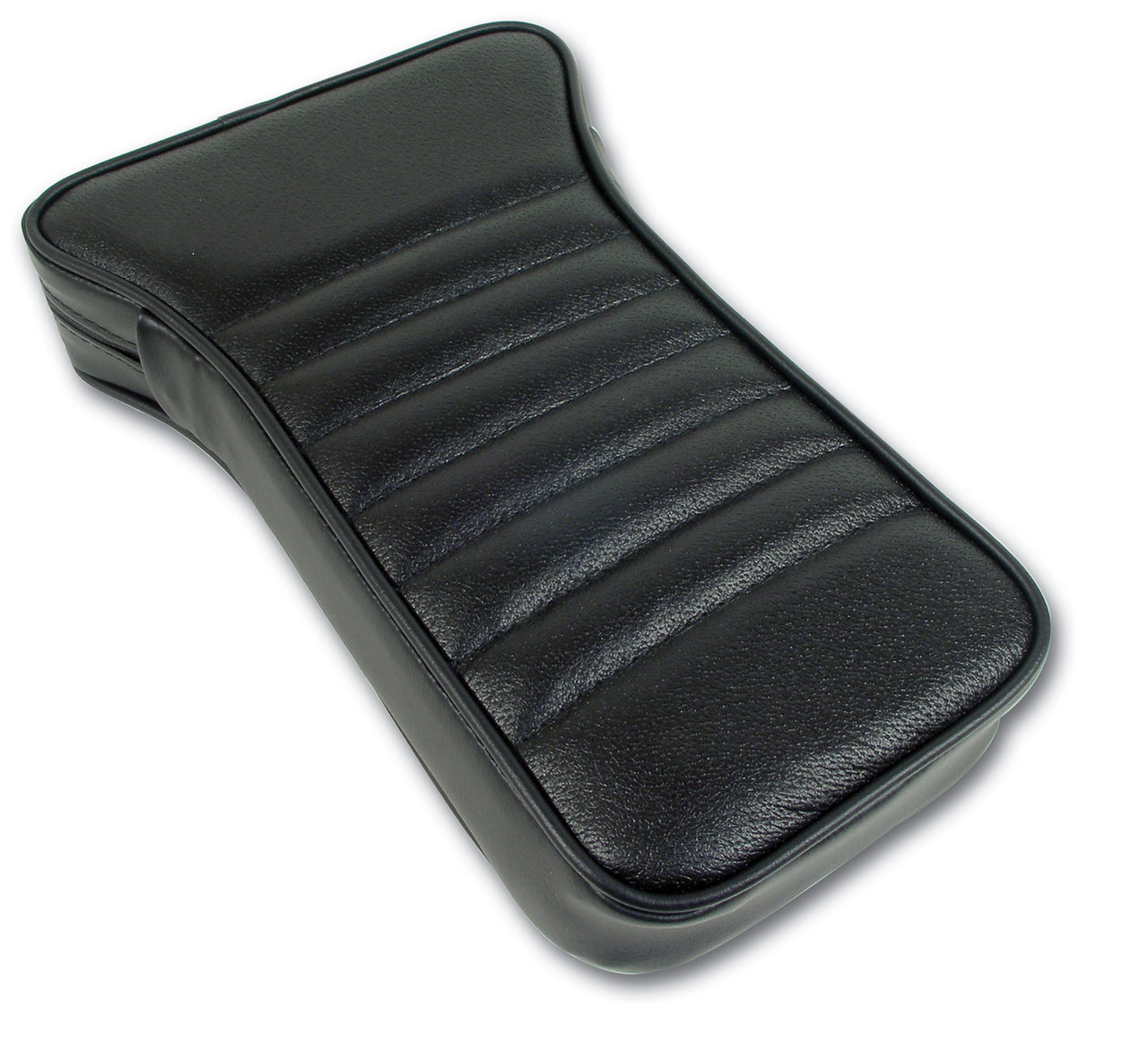 1967-1967 Corvette Reproduction Center Armrest - Black Leather W/Vinyl-424620-Corvette-Store-Online