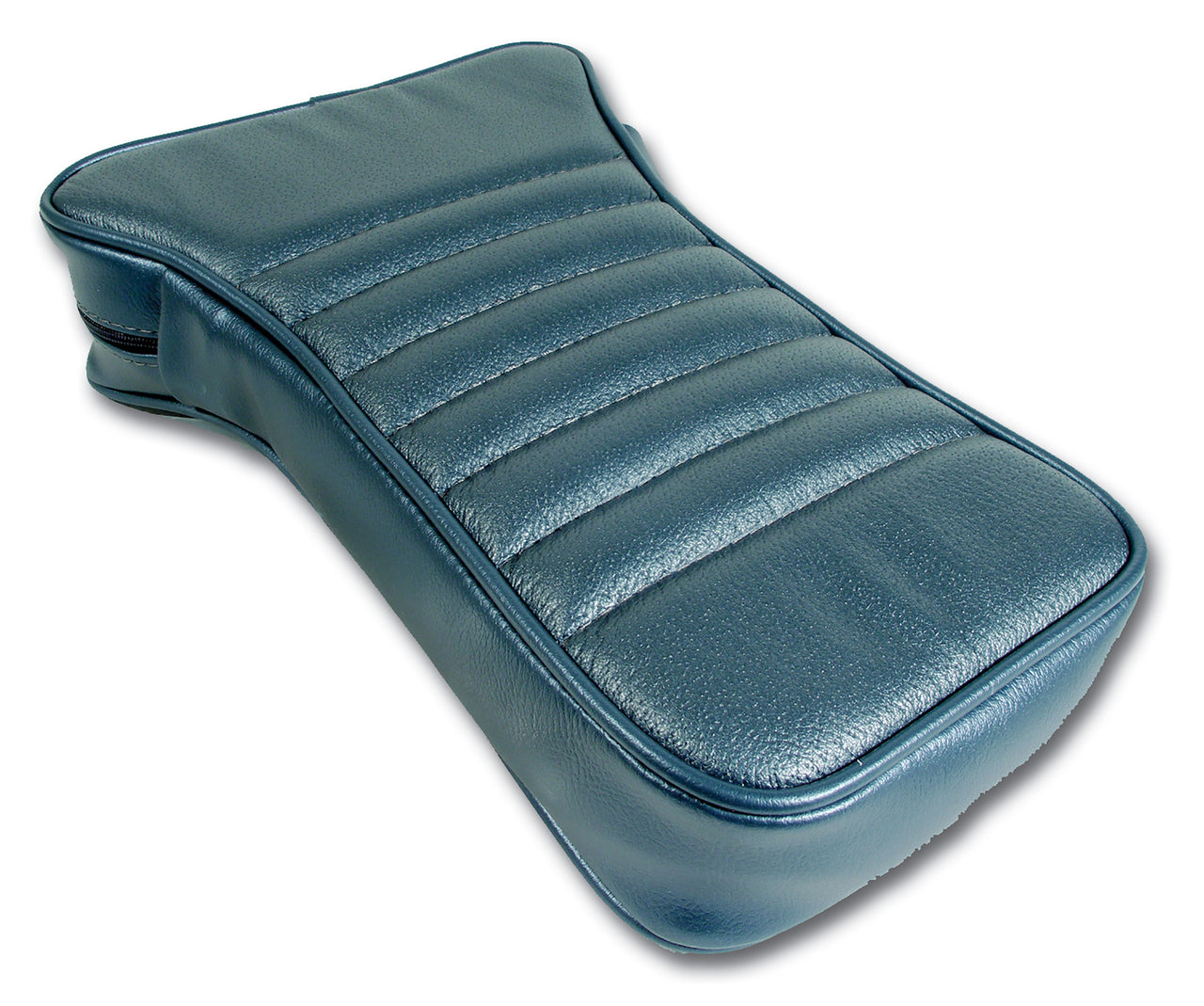 1967-1967 Corvette Reproduction Center Armrest - Teal Leather W/Vinyl-424649-Corvette-Store-Online