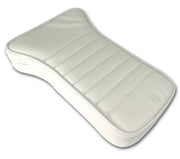 1967-1967 Corvette Reproduction Center Armrest - White Leather W/Vinyl-424665-Corvette-Store-Online