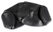 1966-1966 Corvette Headrest Covers Black Vinyl-425520-Corvette-Store-Online