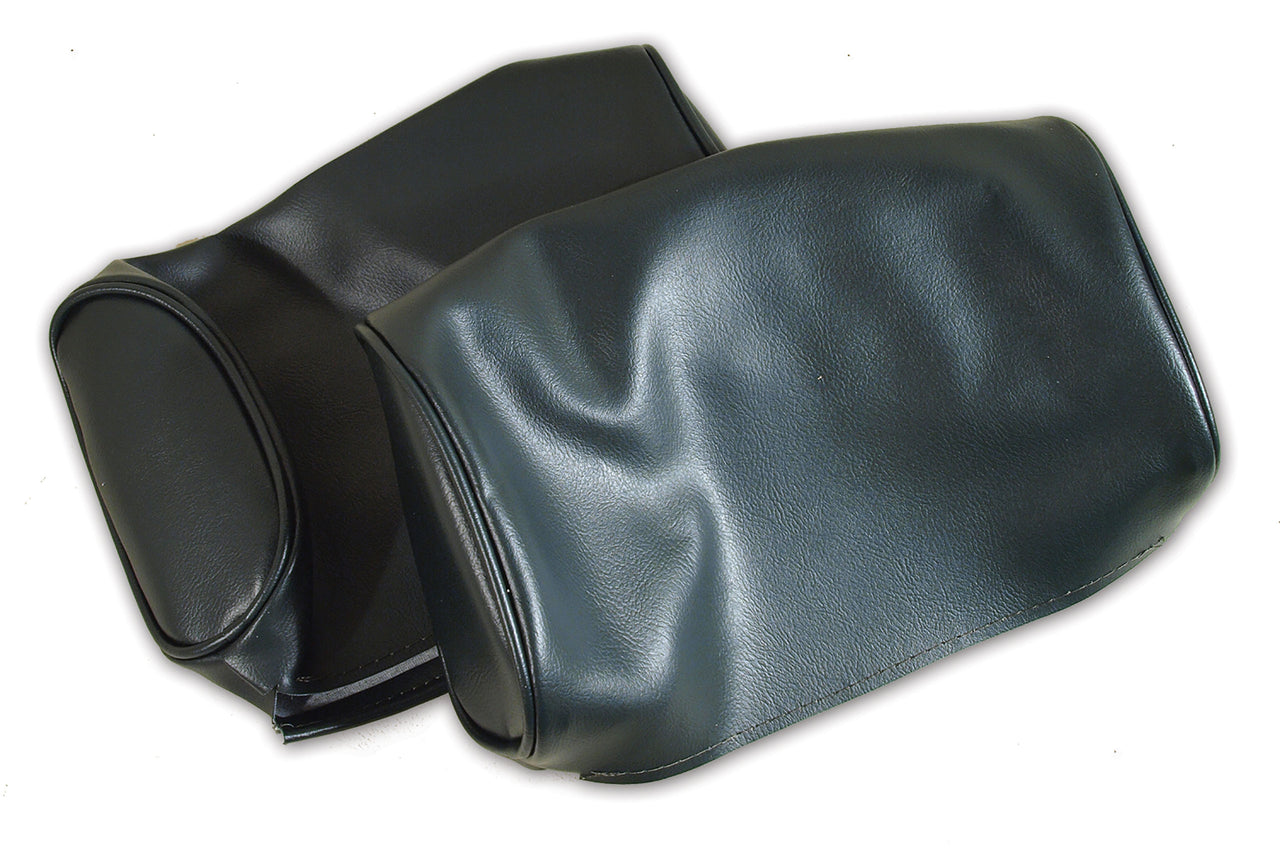 1967-1967 Corvette Headrest Covers Green Vinyl-425614-Corvette-Store-Online