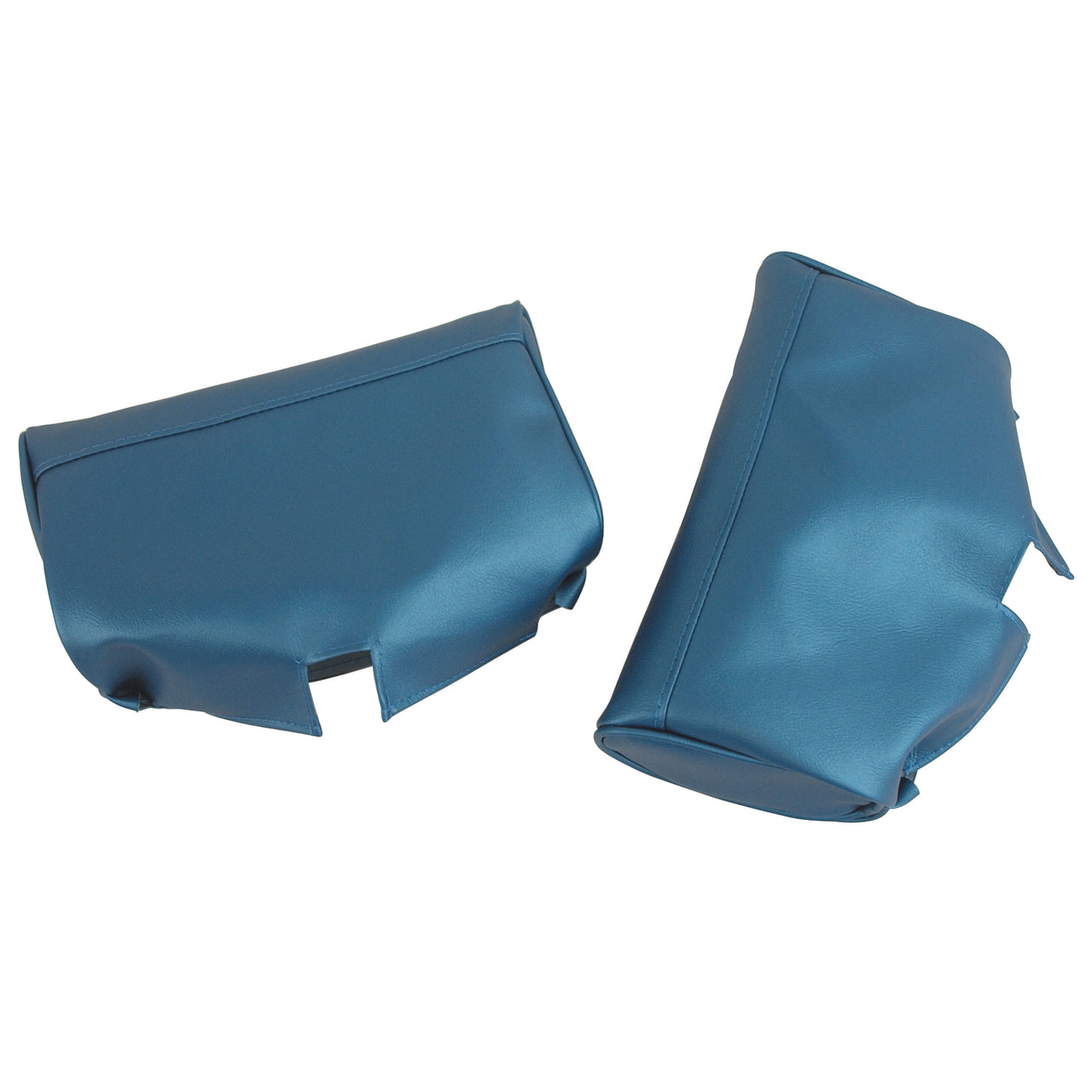 1967-1967 Corvette Headrest Covers Bright Blue Vinyl-425640-Corvette-Store-Online