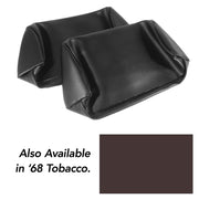 1968-1968 Corvette Headrest Covers Tobacco Vinyl-425728-Corvette-Store-Online