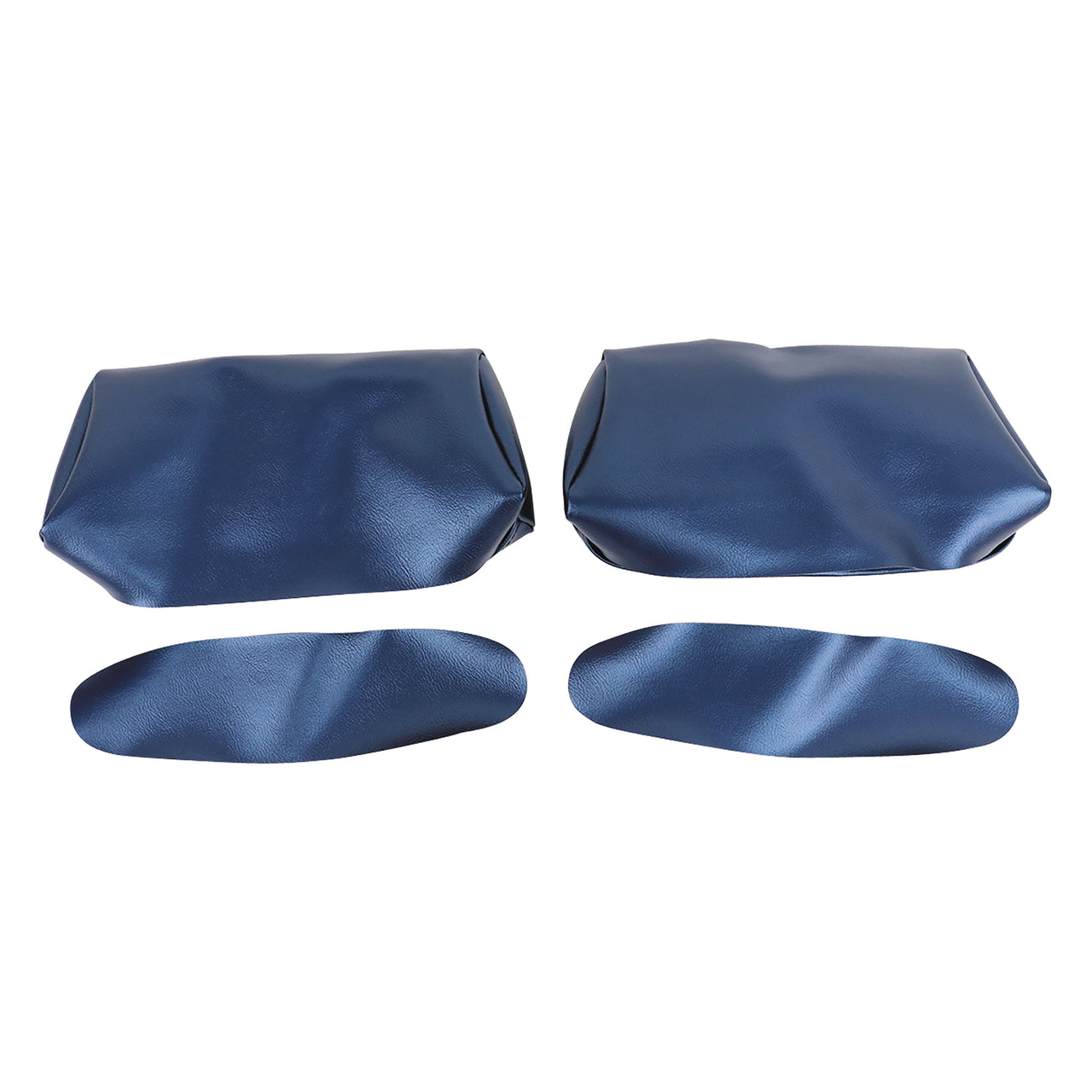 1968-1968 Corvette Headrest Covers Dark Blue Vinyl-425732-Corvette-Store-Online
