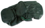 1966-1966 Corvette Headrest Covers Green Leather-425814-Corvette-Store-Online