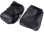 1966-1966 Corvette Headrest Covers Black Leather-425820-Corvette-Store-Online