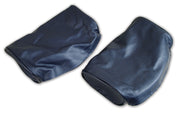 1966-1966 Corvette Headrest Covers Dark Blue Leather-425844-Corvette-Store-Online