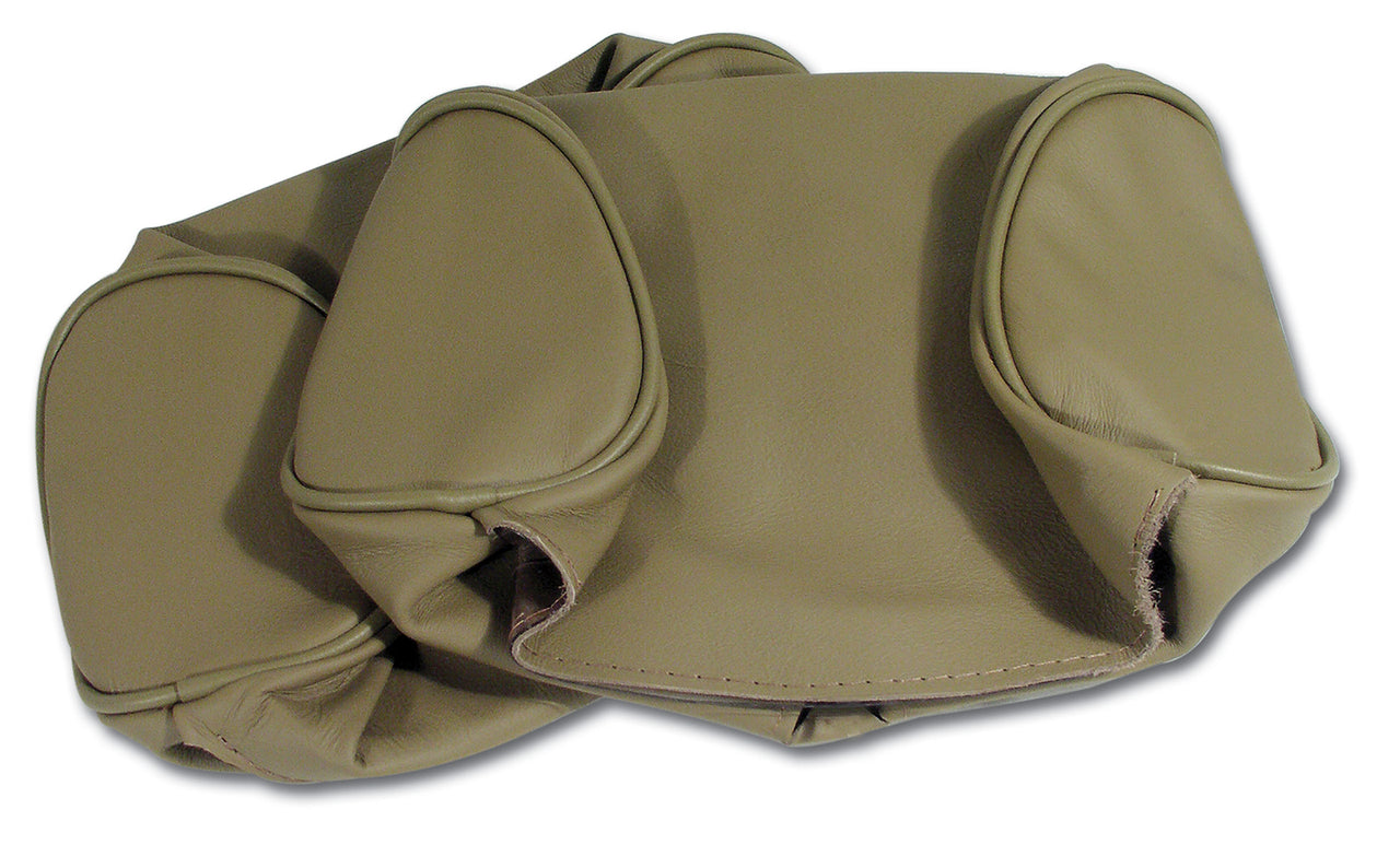 1966-1966 Corvette Headrest Covers Saddle Leather-425852-Corvette-Store-Online