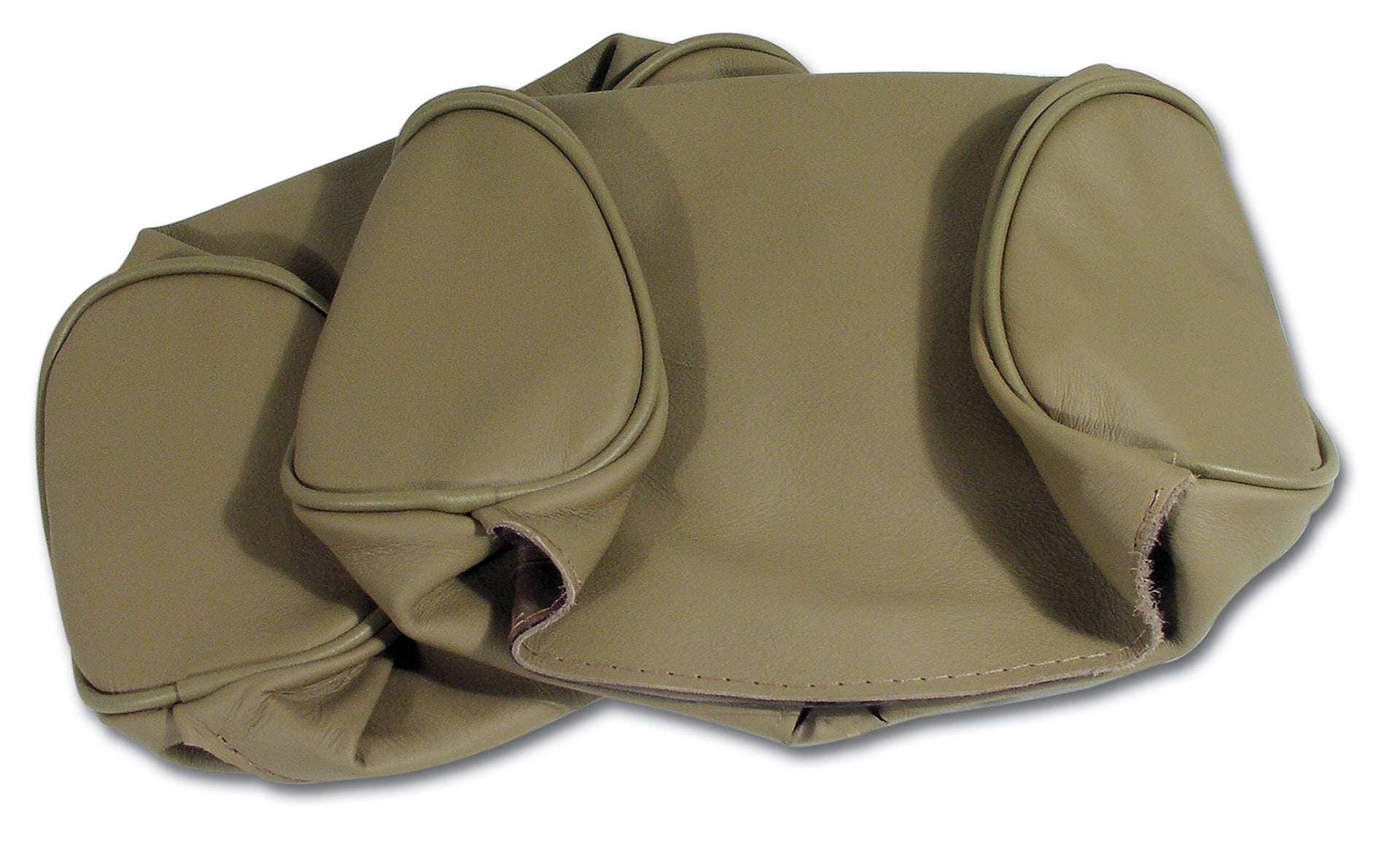 1966-1966 Corvette Headrest Covers Saddle Leather-425852-Corvette-Store-Online