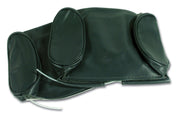 1967-1967 Corvette Headrest Covers Green Leather-425914-Corvette-Store-Online