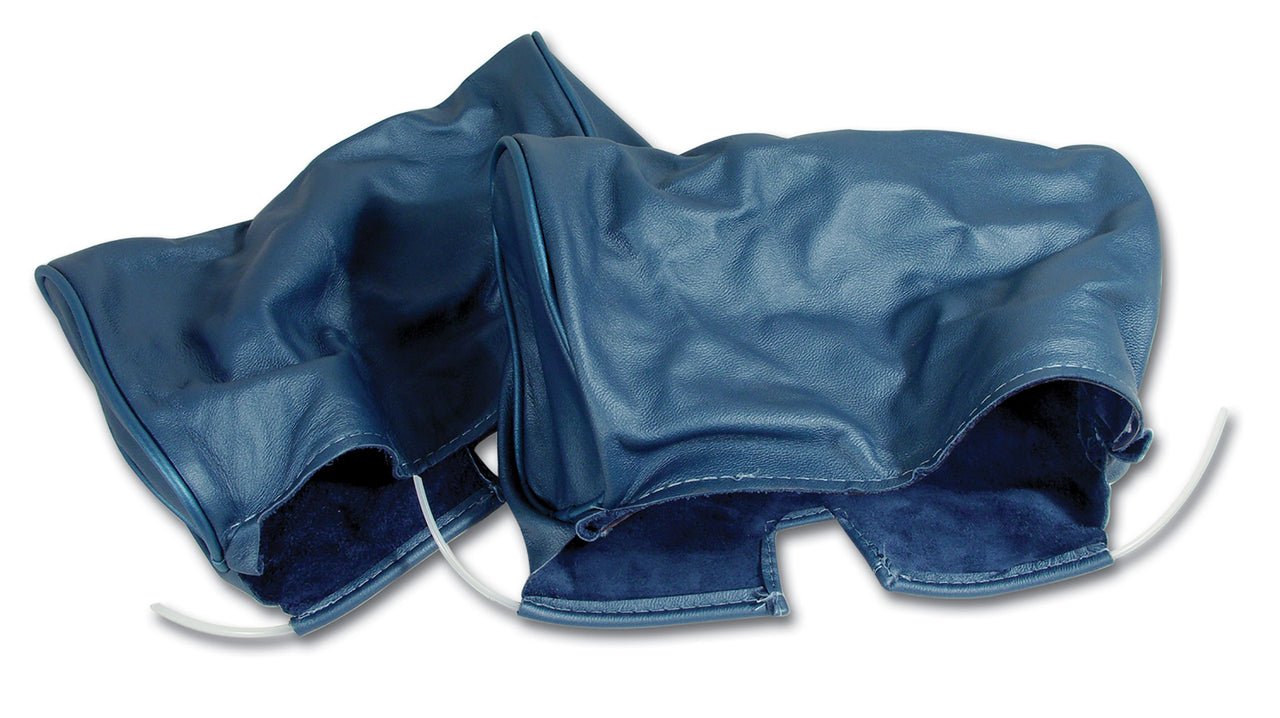 1967-1967 Corvette Headrest Covers Bright Blue Leather-425940-Corvette-Store-Online