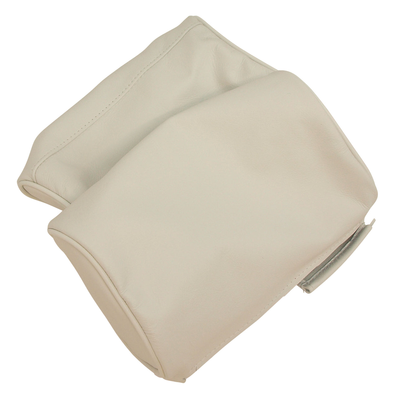 1967-1967 Corvette Headrest Covers White Leather-425965-Corvette-Store-Online