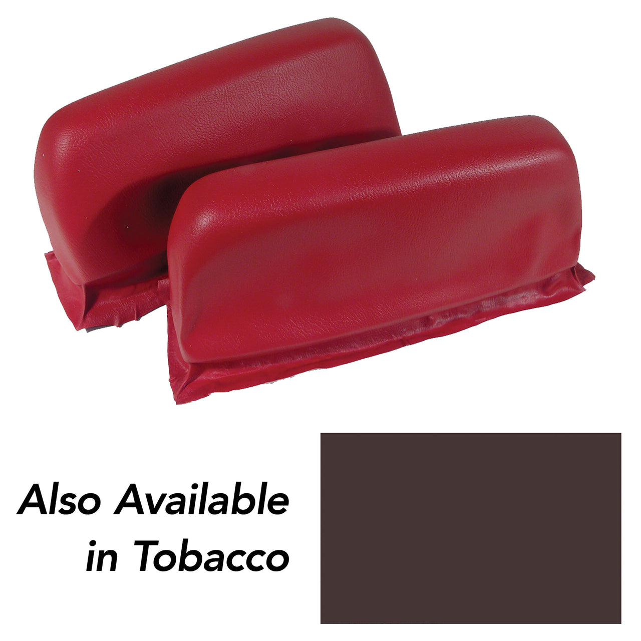 1968-1968 Corvette Headrest Covers Tobacco ABS-426128-Corvette-Store-Online