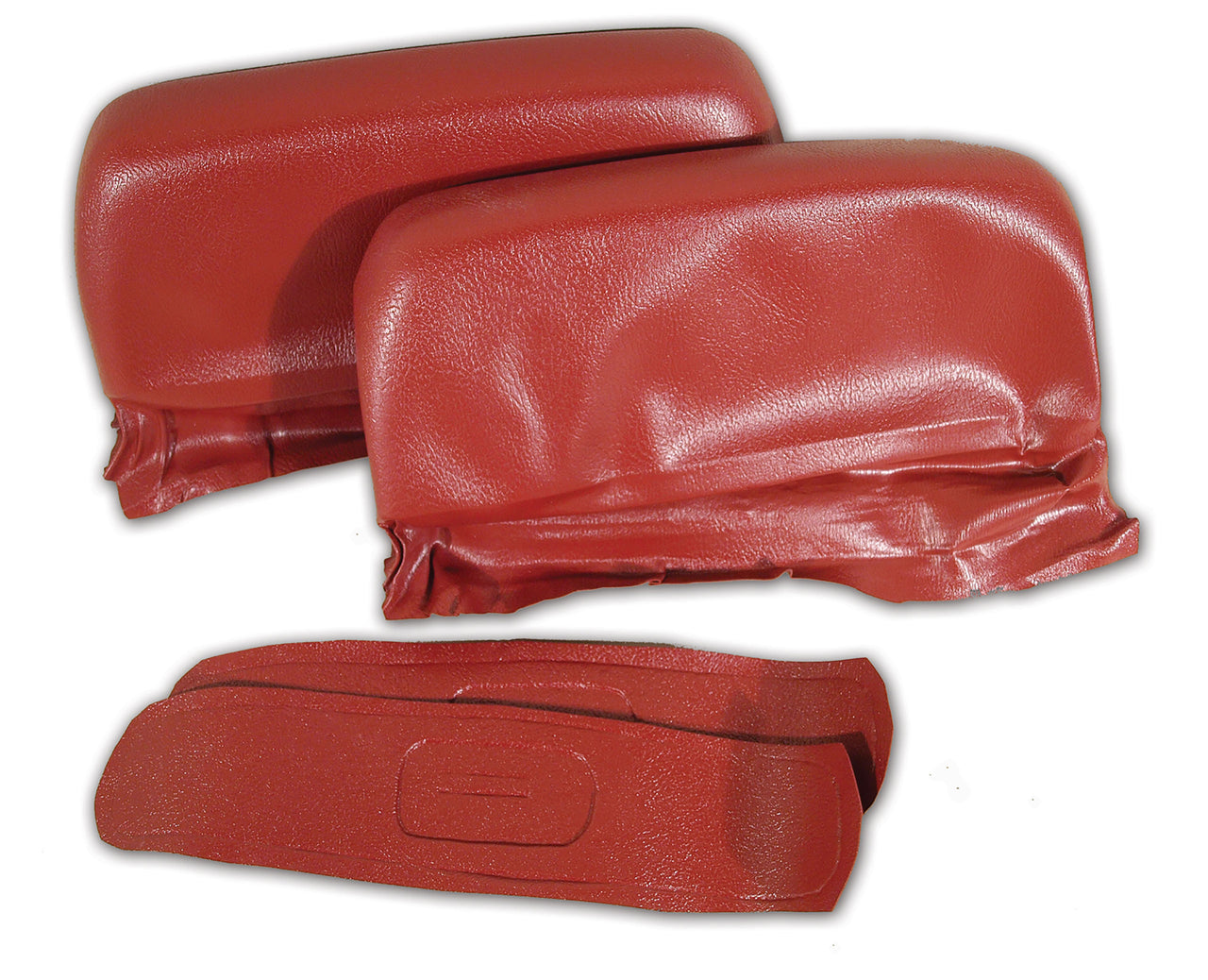 1968-1968 Corvette Headrest Covers Dark Orange ABS-426138-Corvette-Store-Online