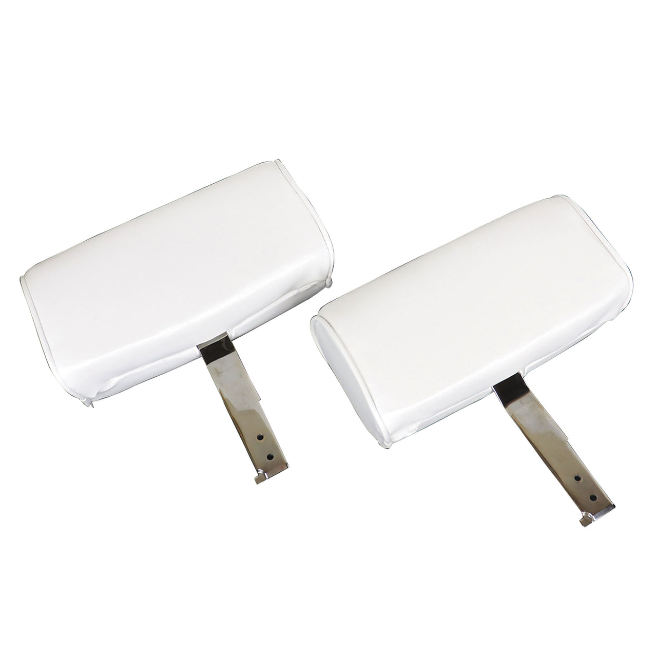 1966-1966 Corvette Headrests White Complete Vinyl-426265-Corvette-Store-Online
