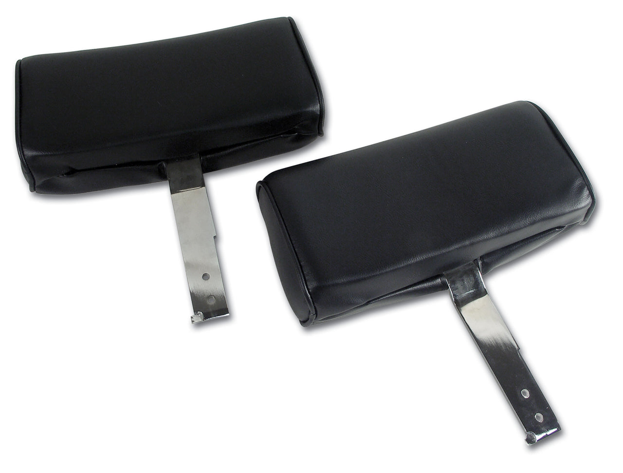 1967-1967 Corvette Headrests Black Complete Vinyl-426320-Corvette-Store-Online