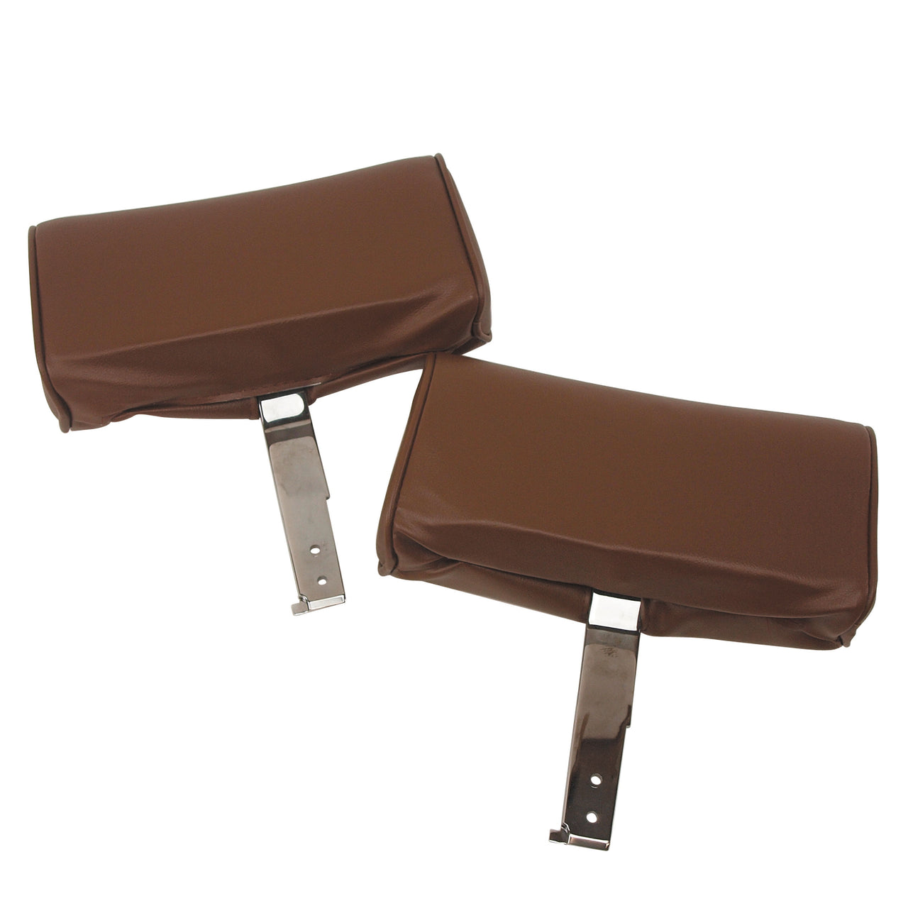 1967-1967 Corvette Headrests Saddle Complete Vinyl-426353-Corvette-Store-Online