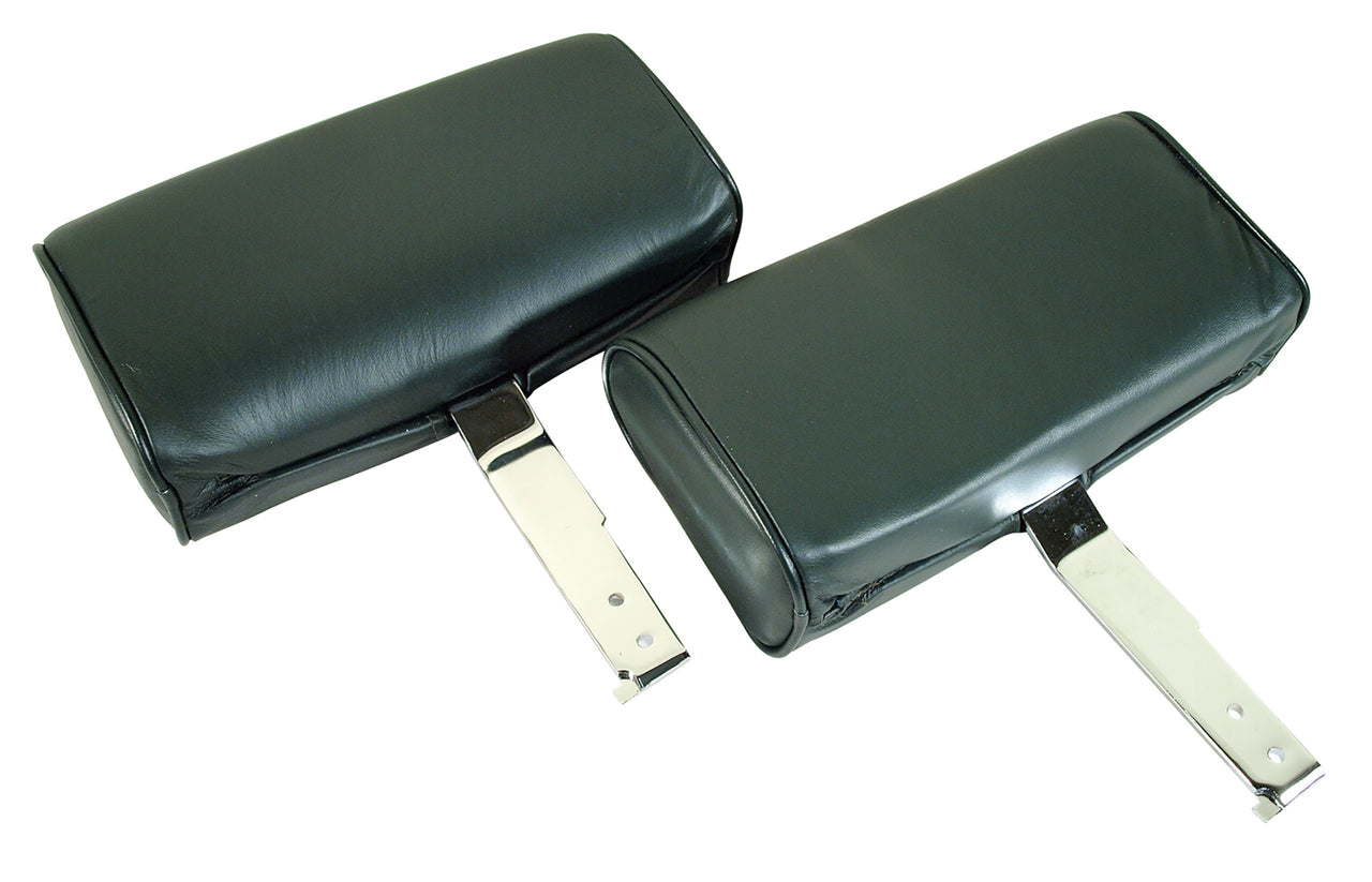 1966-1966 Corvette Headrests Green Complete Leather-426414-Corvette-Store-Online
