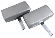 1966-1966 Corvette Headrests Silver Complete Leather-426461-Corvette-Store-Online