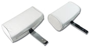 1966-1966 Corvette Headrests White Complete Leather-426465-Corvette-Store-Online