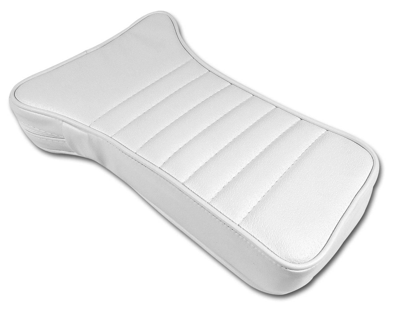 1967-1967 Corvette Reproduction Center Armrest - White Vinyl-426665-Corvette-Store-Online