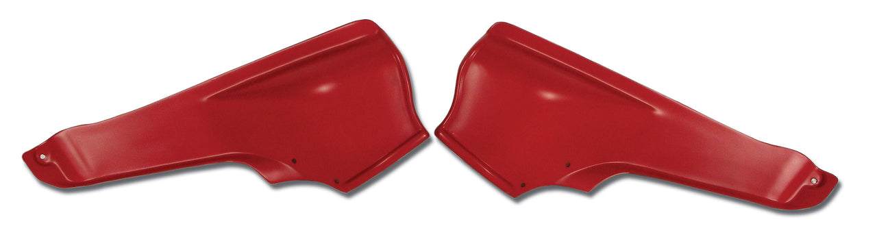 1965-1967 Corvette Interior Rear Quarter Panels Red Convertible-426930-Corvette-Store-Online