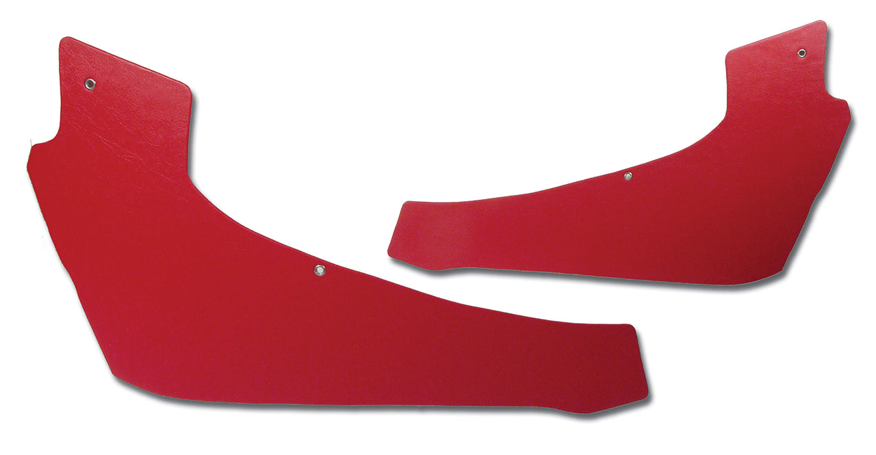 1963-1963 Corvette Interior Rear Quarter Panels Red Coupe-427035-Corvette-Store-Online
