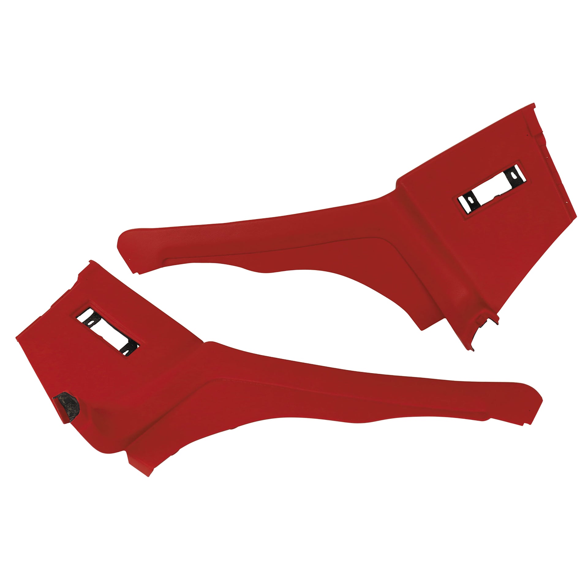 1968-1968 Corvette Interior Rear Quarter Panels Red Coupe-427830-Corvette-Store-Online